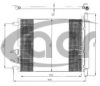 ALFA 60696061 Condenser, air conditioning